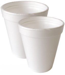 Vaso de icopor