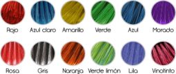 Colores fibra