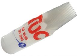Vaso plástico traslúcido 7 oz TUC referencia 9112