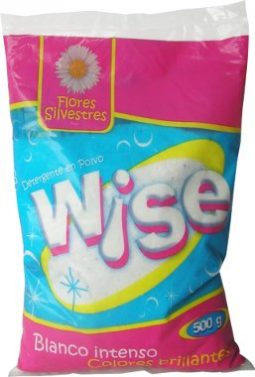 Detergente en polvo 500 g Wise flores silvestres referencia 3089