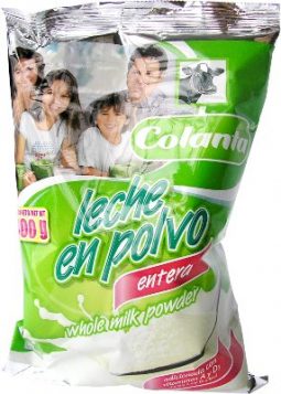 Leche en polvo entera 400 g referencia 9029