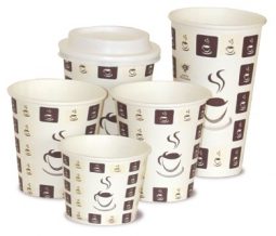 Vasos papel cartón