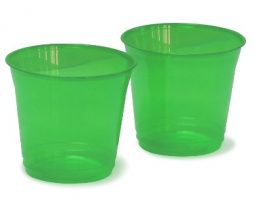 Vaso verde traslucido Rumba 7oz