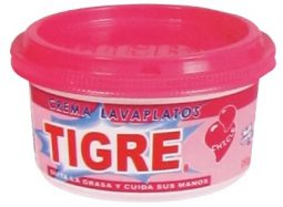 Crema lavaloza Tigre chicle 250 g Referencia 3158