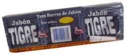 Jabón en barra azul Tigre 300 g oferta 3 unidades referencia 3076