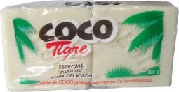 Jabón en barra coco Tigre Duopack 280 g referencia 3116