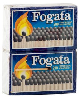 Fosforos de madera Fogata x 2 referencia 9127