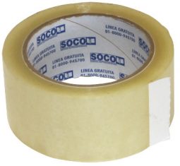 Rollo cinta pegante transparente ancha 4,5 cm x 100 m referencia 7441