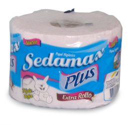 Papel higiénico hoja triple 40 m 3 unidad Sedamax referencia 8027