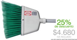 Promoción escoba blanda angular referencia 6028