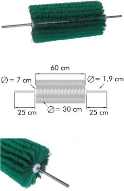 Rodillo horizontal monofilamento polyester referencia 6210