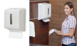 Dispensador toalla en Z + toallas Familia referencia 7093