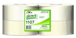 Papel higiénico hoja sencilla natural 400 m referencia 8039