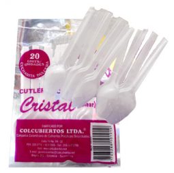Cuchara dulcera paquete x 20 Cristal referencia 9164